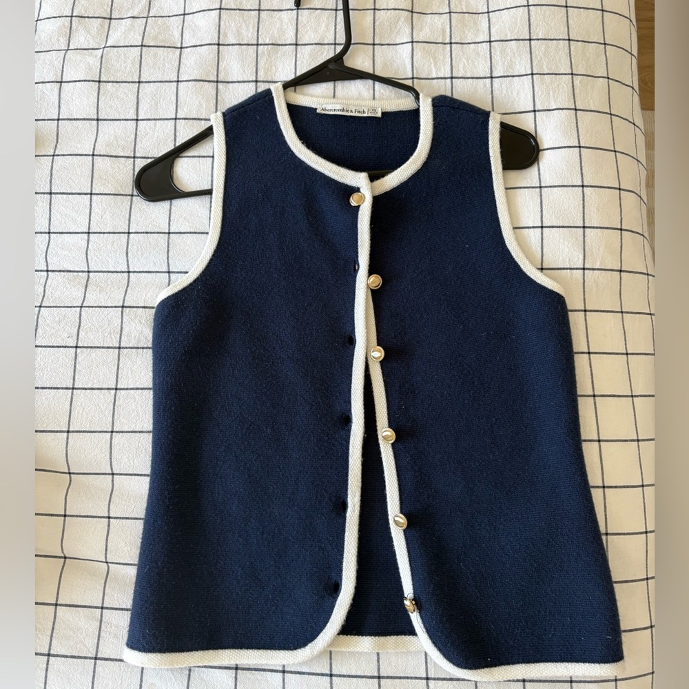 Blue Abercrombie Vest